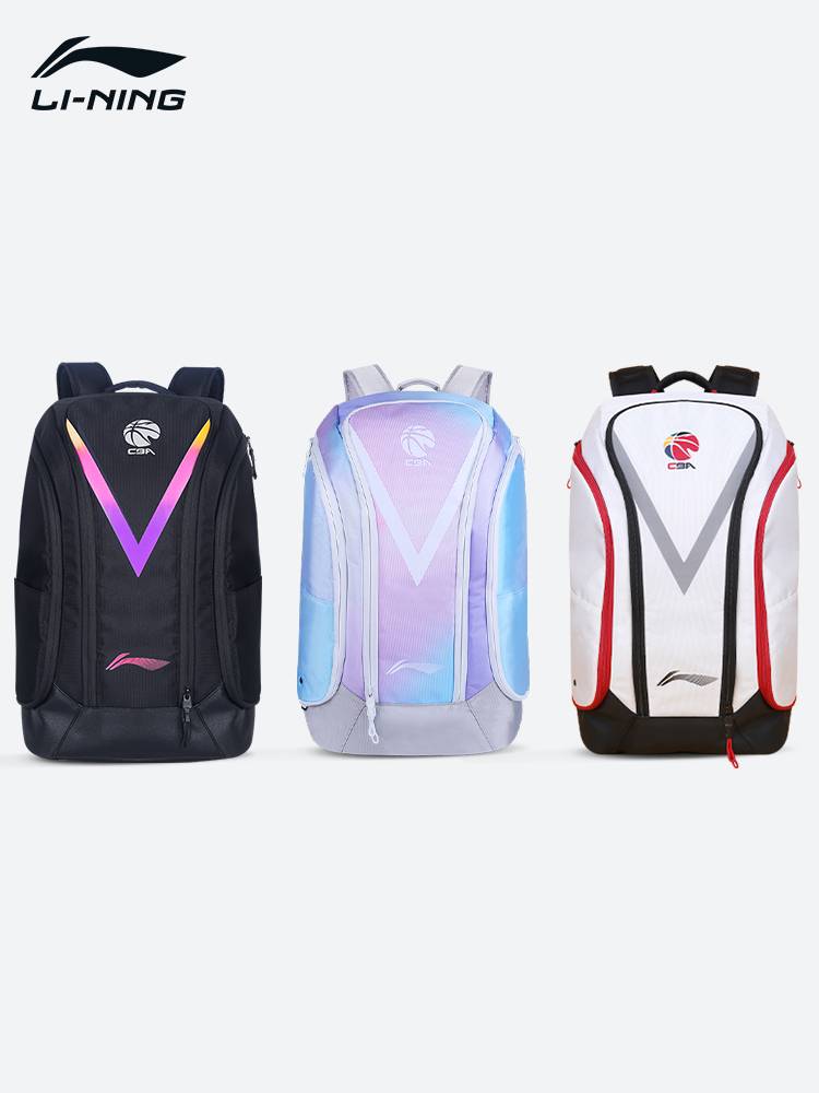 Li Ning's backpack new CBA All -Star Bag Basketball Training Travel Sports Pack Large Capacity Packpack