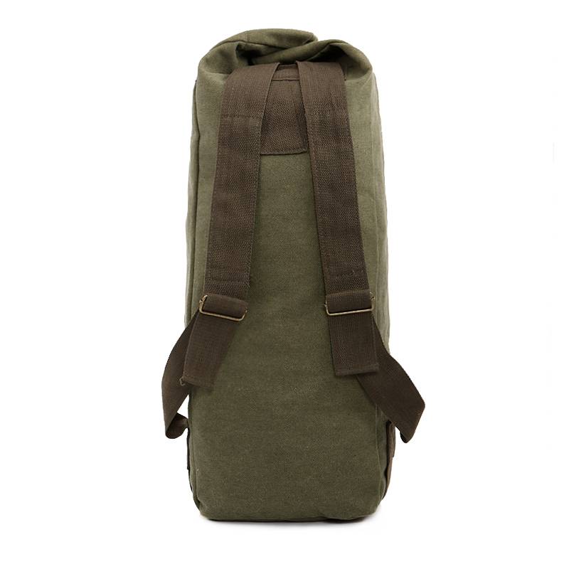 Liberty -stroke Outdoor Milk Canvas Backpack Backpack Barbags Men and Women's Tactical Mountaineering Pack Bags Backpack