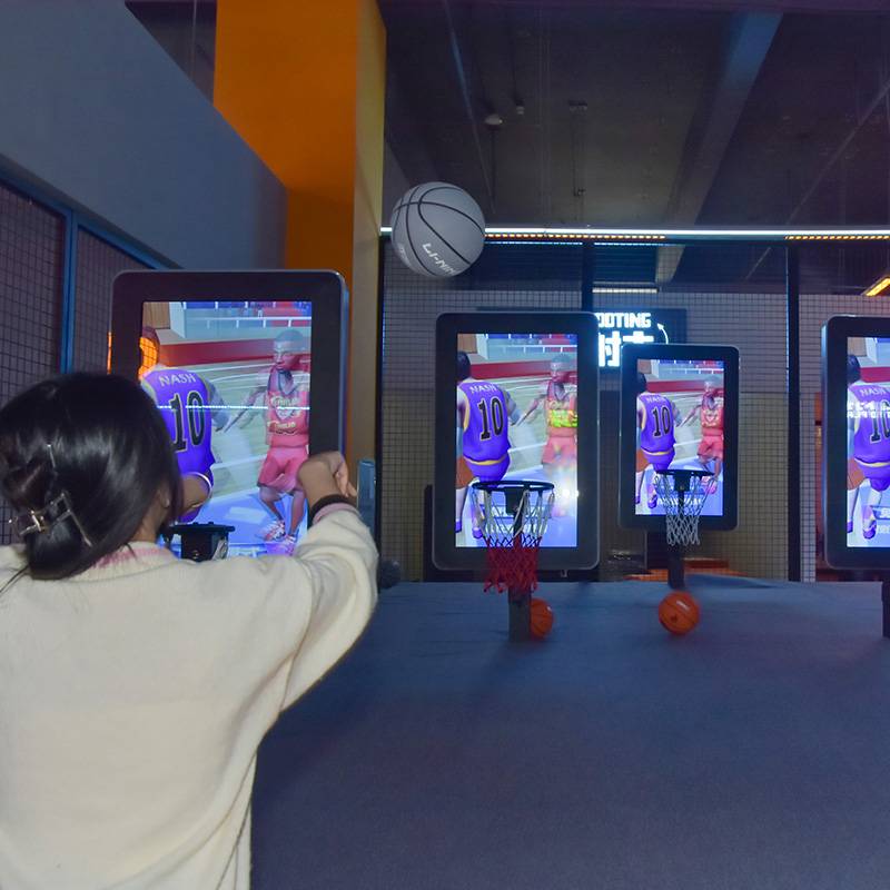 Indoor Basketball Experience Hall Large -scale Multiplocked Children's Adult Business Sports Competition Game Basketball Ringer