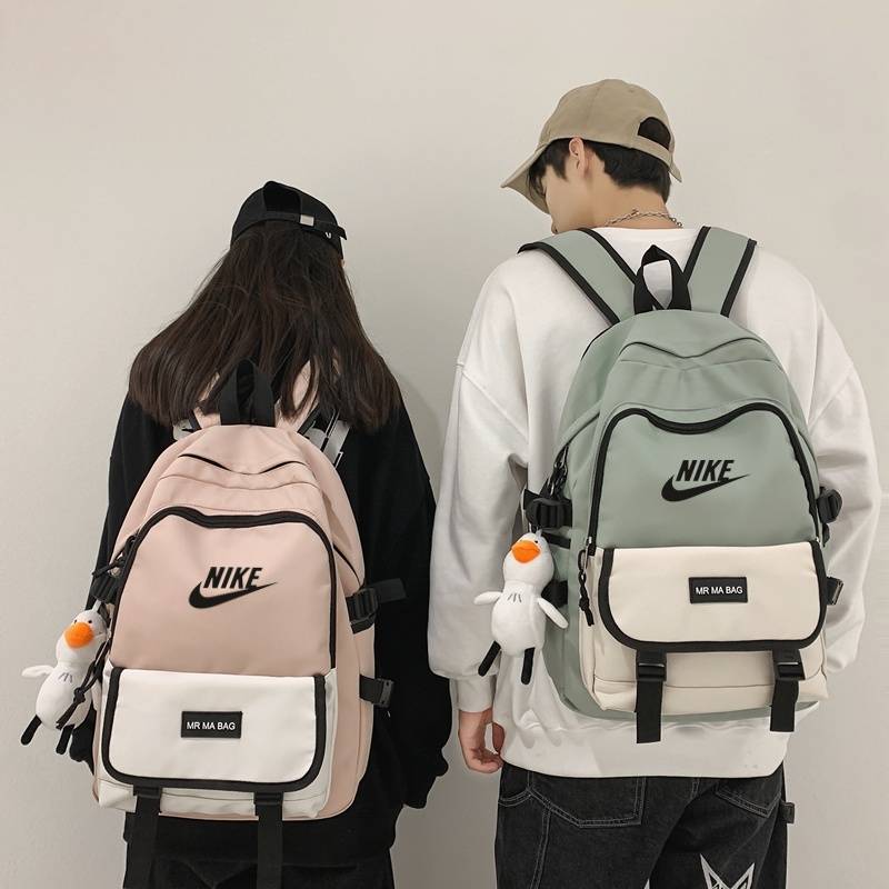 Nike Nike Plapium Large -capacity Men's High School Student School Bag Fashion Travel Casual Pack Computer Backpack Women