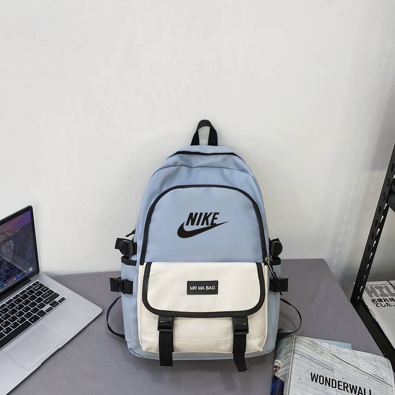 Nike Nike Plapium Large -capacity Men's High School Student School Bag Fashion Travel Casual Pack Computer Backpack Women