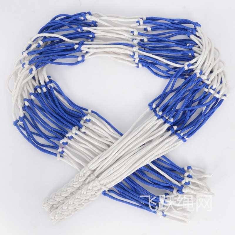 Ten balls of white and blue
