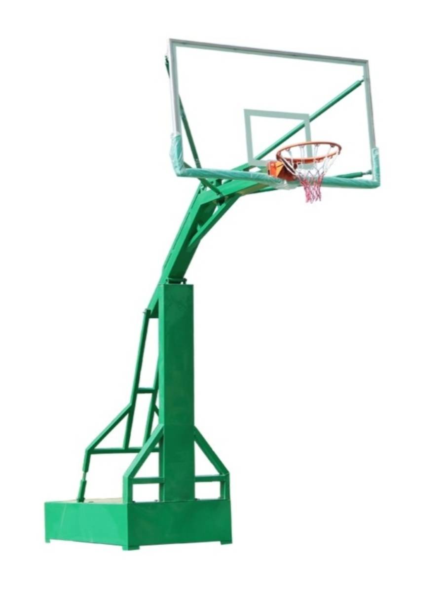 National standard basketball rack adult outdoor mobile basketball frame outdoor basketball rack household adult training lifting blue ball rack