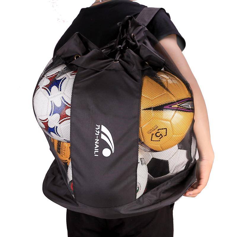 Big ball football bag 56787 basketball volleyball football equipment big net pocket bag big ball bag collection ball bag