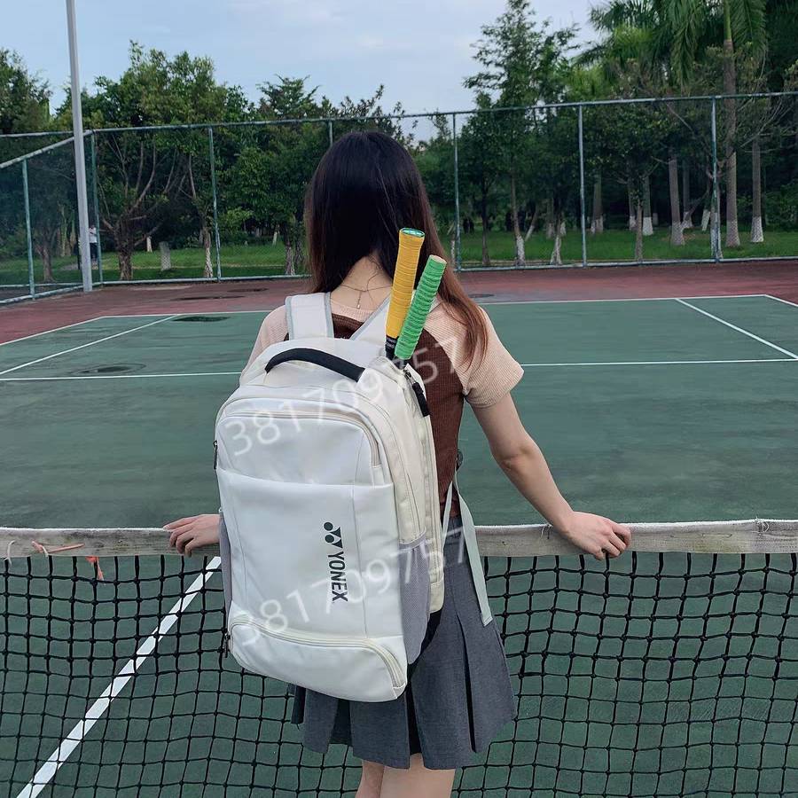 2024 new badminton bag backpack backpack yy men's sports training bag 2018 white net professional shoe and warehouse