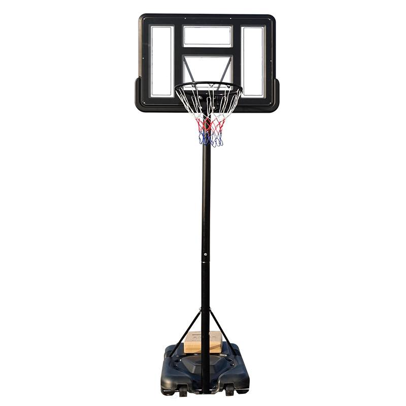 Home-based training baskets for young indoor and outdoor adults can rise to and drop out of mobile child-basket kindergarten basketball racks
