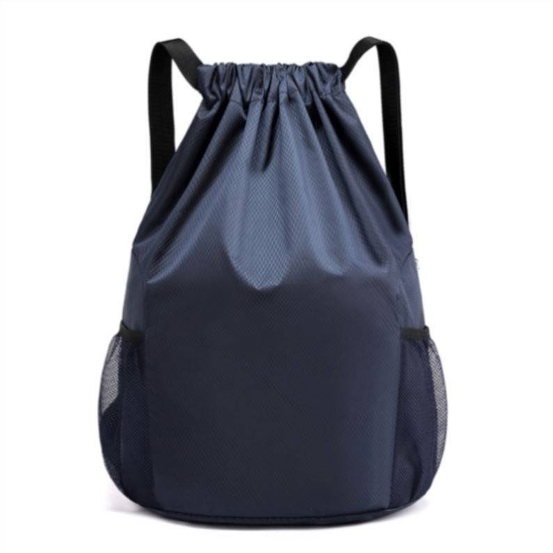 Customized pulling rope beam pocket backpack men's large capacity basketball bag collection bag football packaging bag training backpack