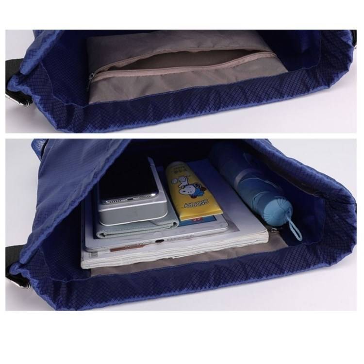 Customized pulling rope beam pocket backpack men's large capacity basketball bag collection bag football packaging bag training backpack
