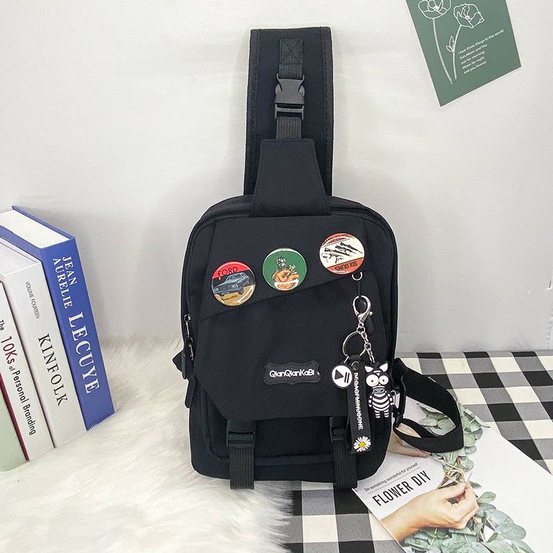 Black + 3 badges + blind zebra hanging