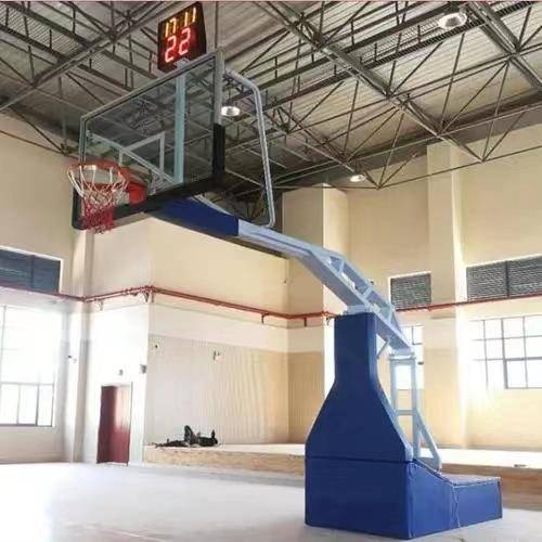 Classic manual hydraulic basketball rack