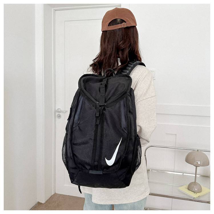 Nike Nike air cushion basketball bag large -capacity junior high school student school bag backpack USA sports student training bag