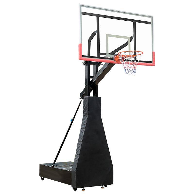 Basketball stand outdoor lifting standard rebounds home outdoor outdoor can move adult competition basketball rack basketball frame
