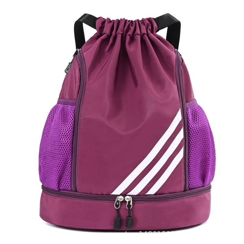 Large -capacity couples backbone backpack outdoor sports drawing bag basketball beam pocket plus print logo portable