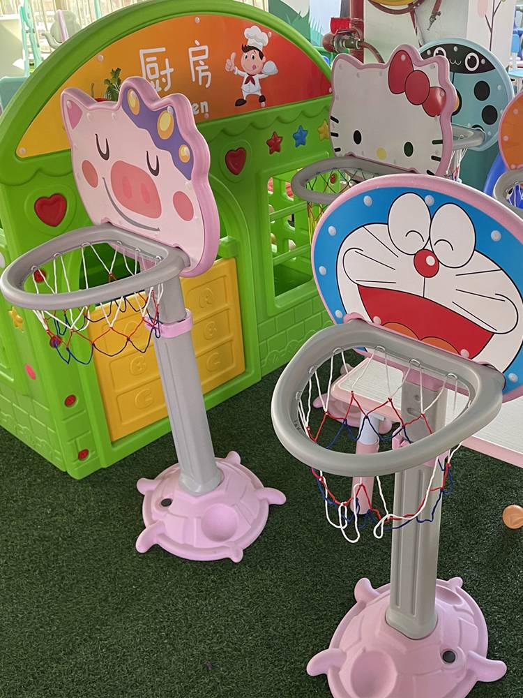 Kindergarten indoor children's shooting box basketball racks can move basketball rack children's ball outdoor toy basket