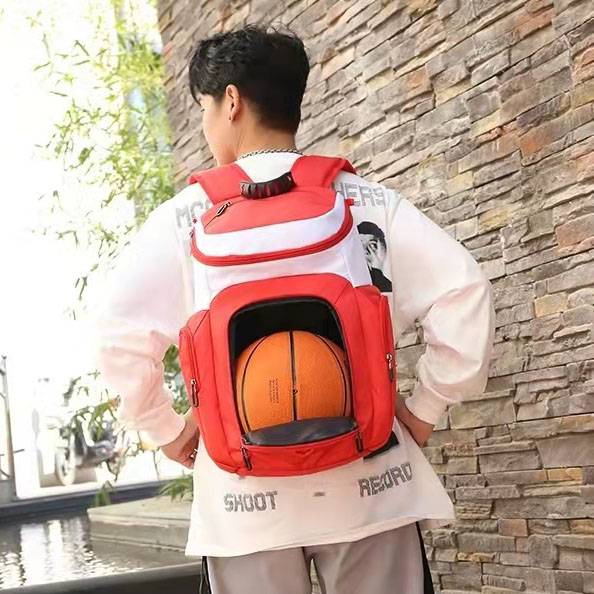 Customized ball bag basketball bag backpack ball bag student training bag shoe bag backpack large capacity storage pocket pocket