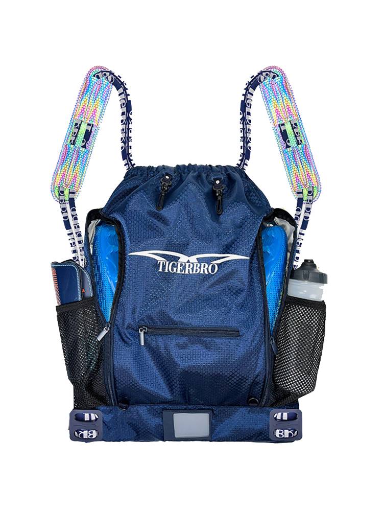 Soccer pack multi-purpose training for two-shoulder hand-held, high-capacity water-protected youth packs with child football bags