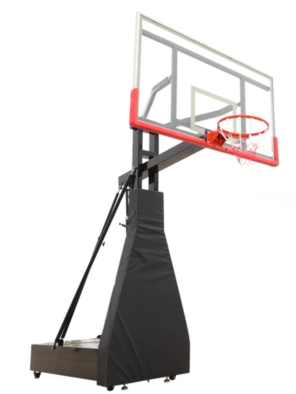 Basketball rack mobile outdoor adult professional shooting box indoor home standard standard hanging children's lifting basketball box