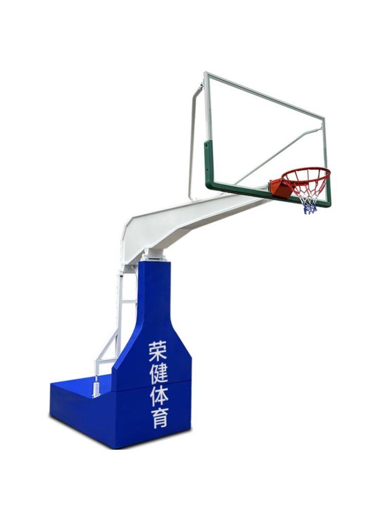 Adult indoor professional competition standard lifting can mobile electric manual liquid pressure outdoor basketball rack