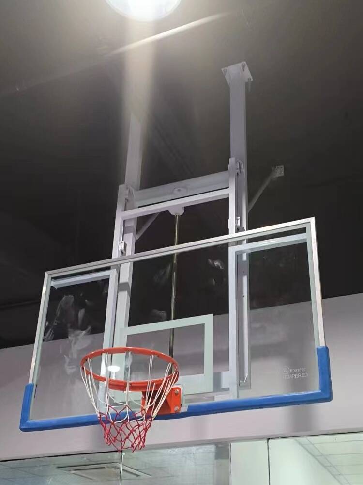 Outdoor wall lifting home rebounds, children's training fixed wall -mounted adult ceiling hanging basketball rack