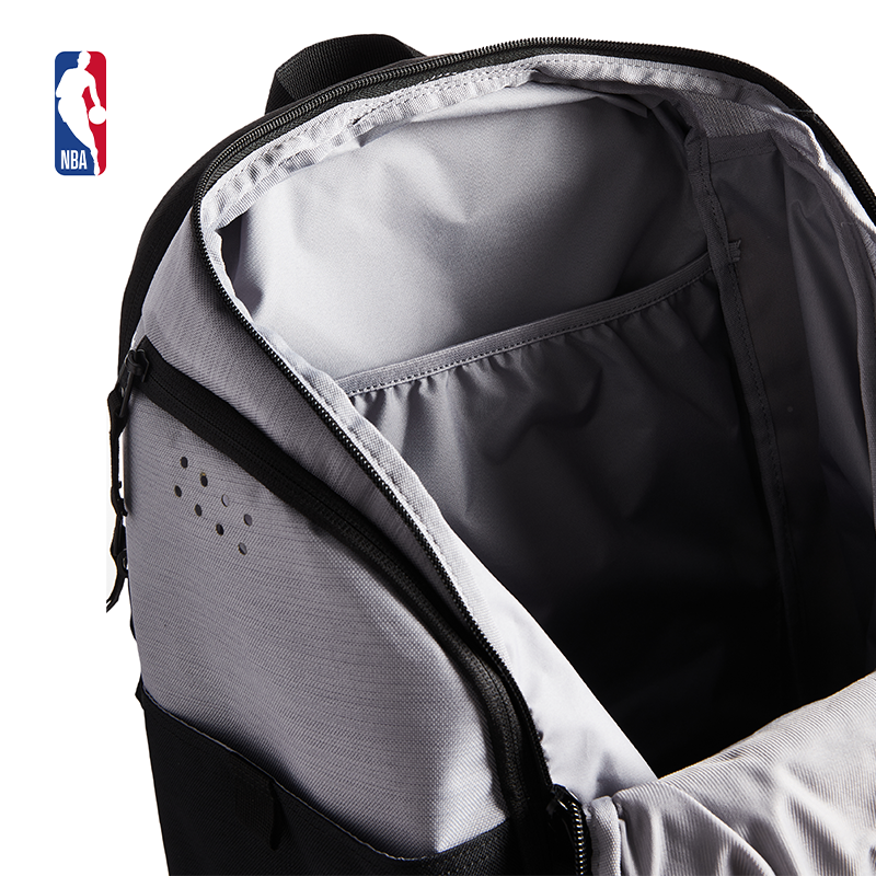 NBA-basketball training backpack leisure sports backpack computer bag multi-zipper neutral large-capacity backpack