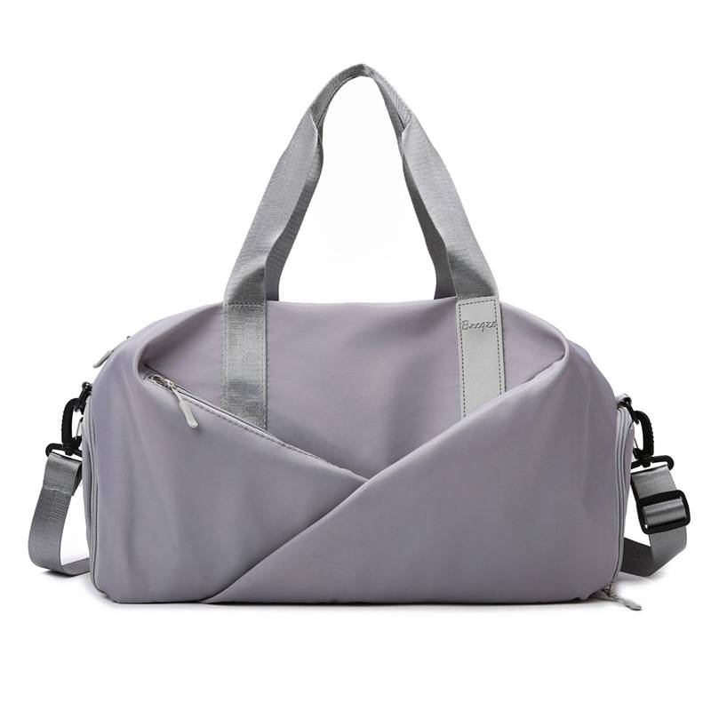 Sports and fitness high-capacity travel packs dry and wet with independent shoe silos and general slant cross-basket training packs for men and women