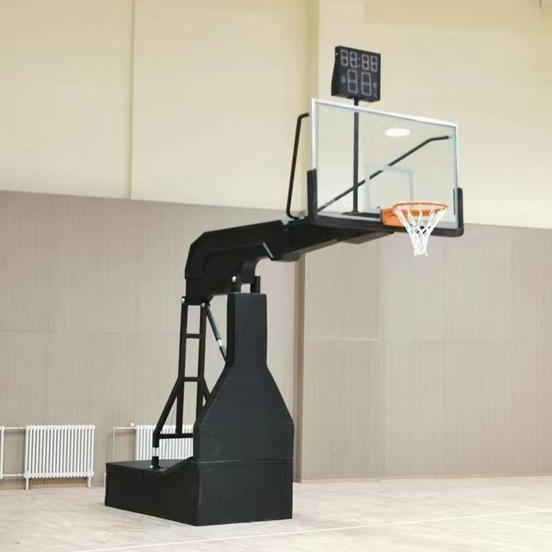 Olympic star imitation hydraulic basketball rack