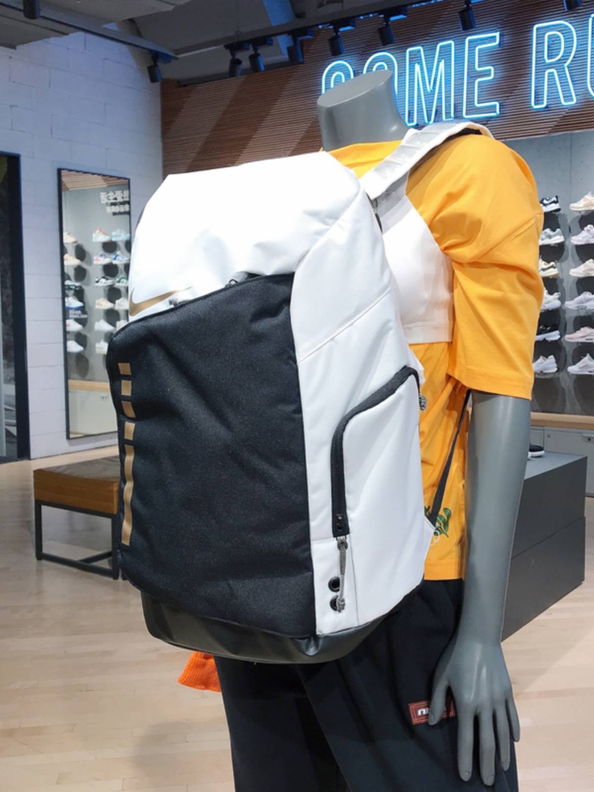 Nike Nike Sports Basketball Elite Base Back Backpack Student Computer School Bag Men and Women DX9786-100