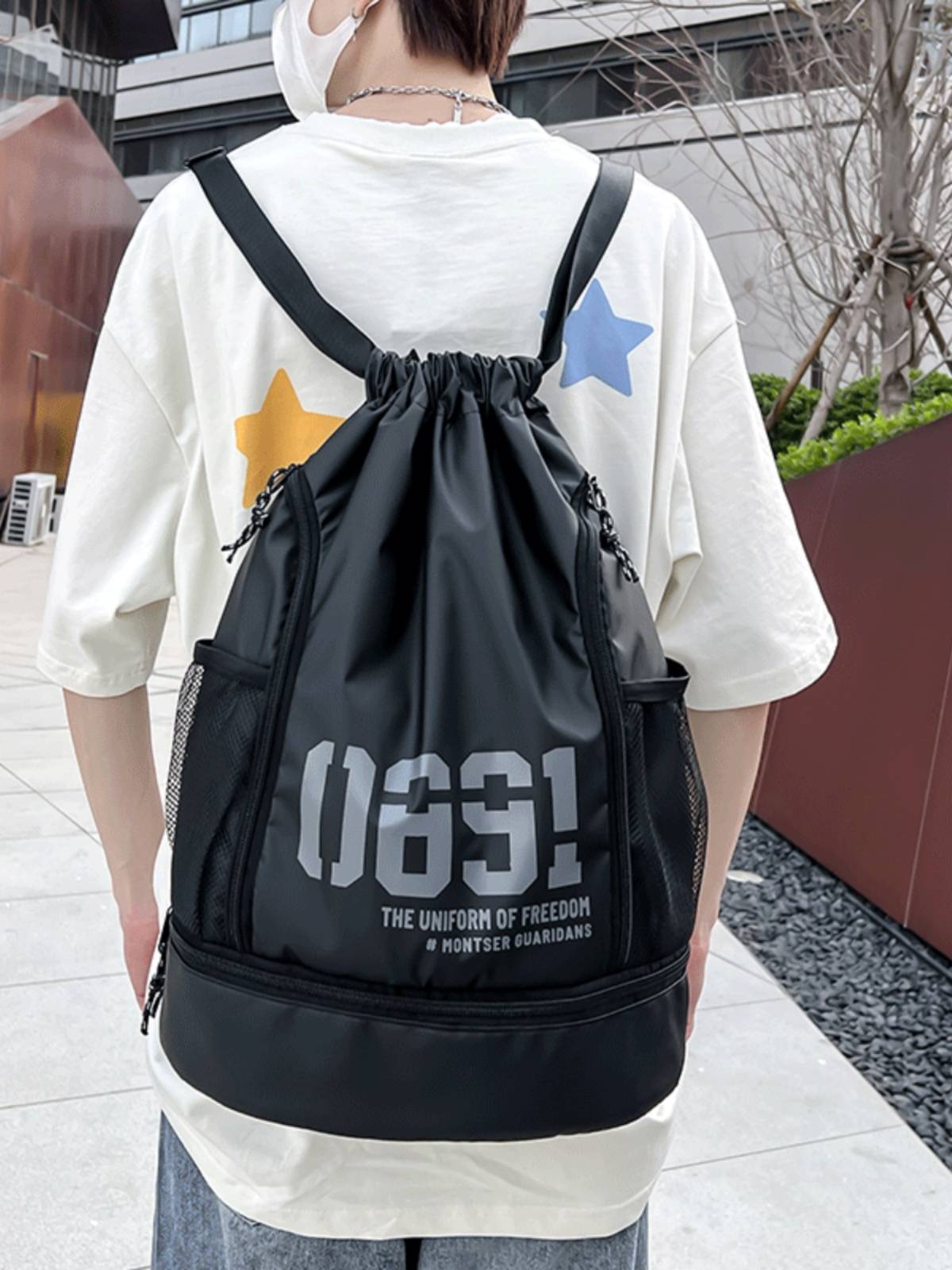 Sports training for swimming and gym packs, men and women, packs of large-capacity basketball packs, double-shouldered backpacks