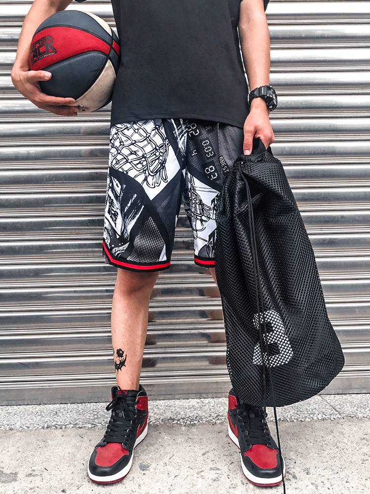 AJ23 basketball bag training bag basketball bag fitness bag men's and women's sports bag travel backbone back bag shoes to collect bags