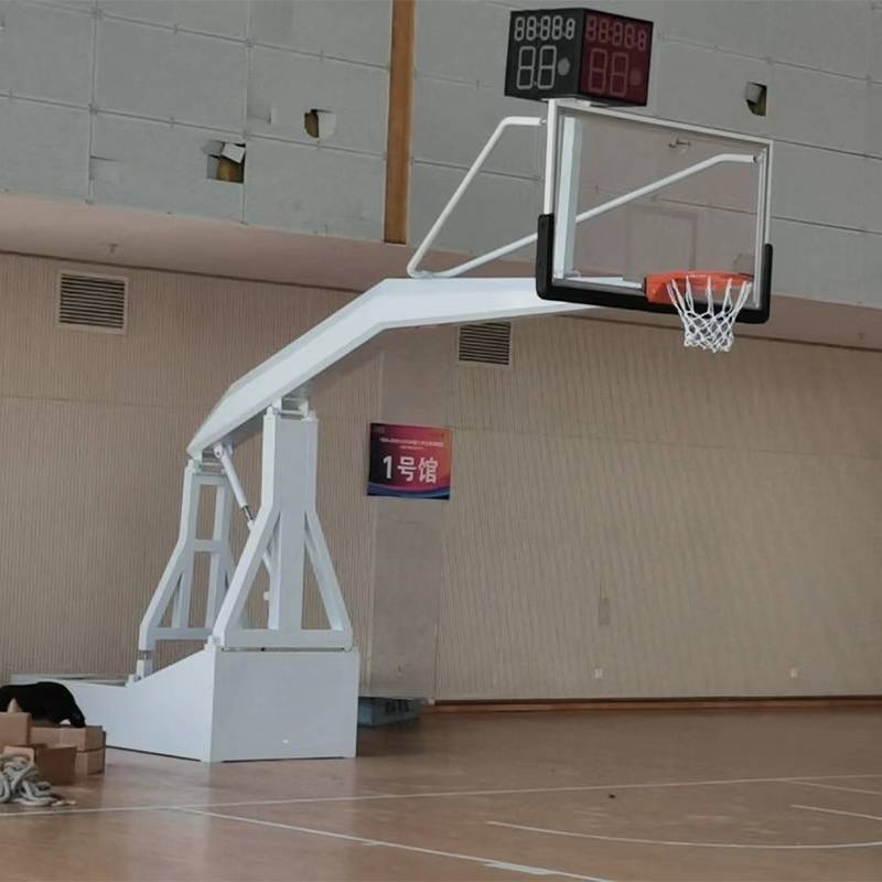 Outdoor mobile indoor competition professional adult standard venue basketball rack manual electric hydraulic lifting basketball rack