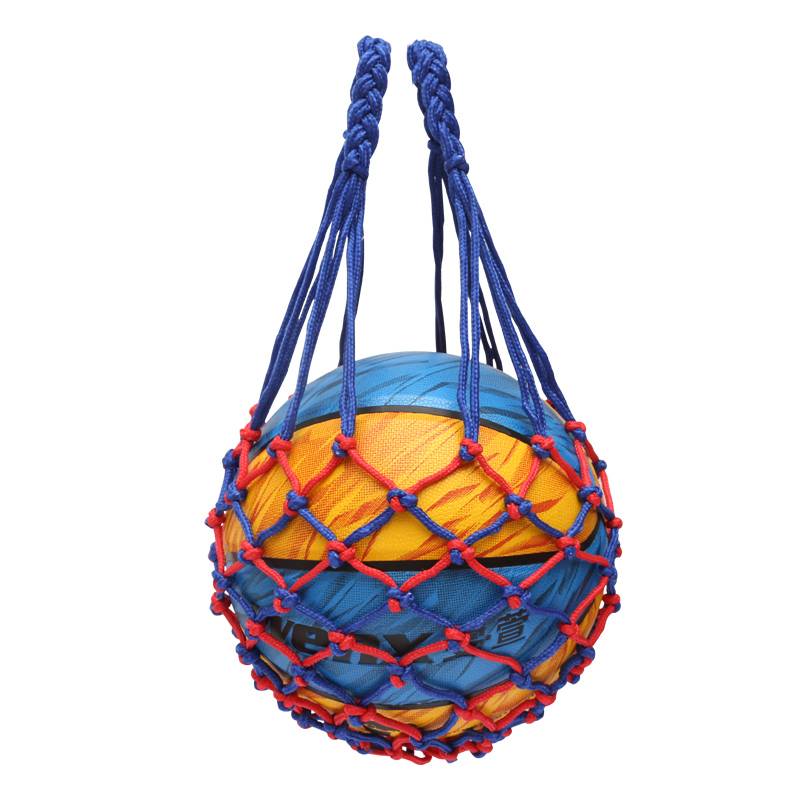 Bold basketball net pocket basketball net bag hand -to -hand sports children's children students large -capacity volleyball football storage bag