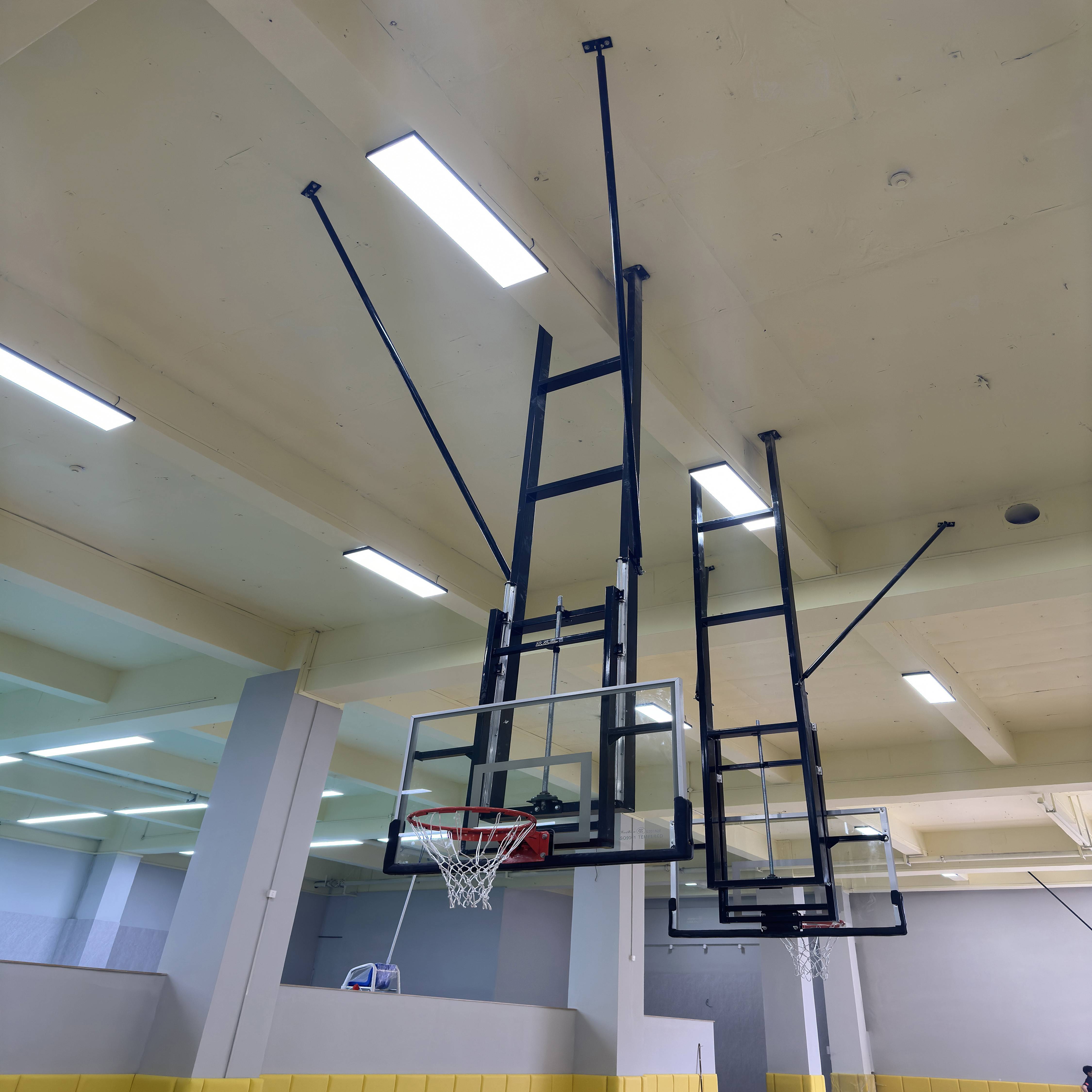 Routine-roofed-in-the-house kids with a hanger and a hanger at the mall