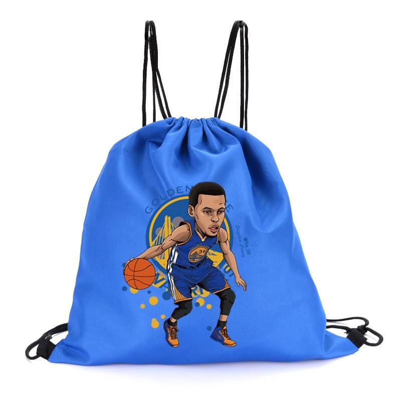 Warriors No. 30 Kurli Pocket Boys Outdoor Fitness Large -capacity Pack Practical Basketball Backpack Backpack