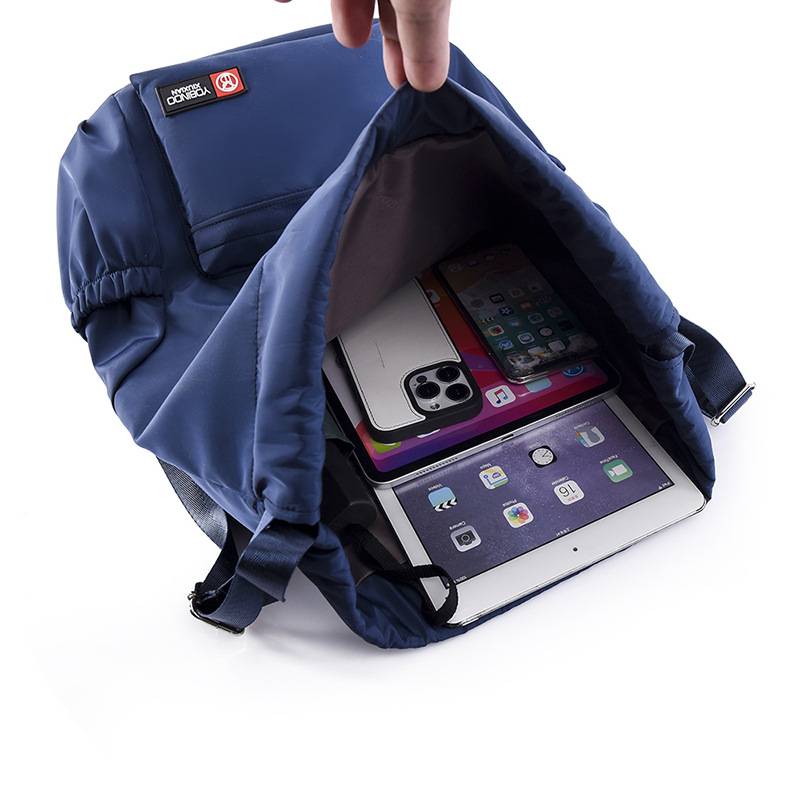 Germany imported Oxford cloth large -capacity beam pocket backpack simple travel drawing bag sports basketball bag four seasons