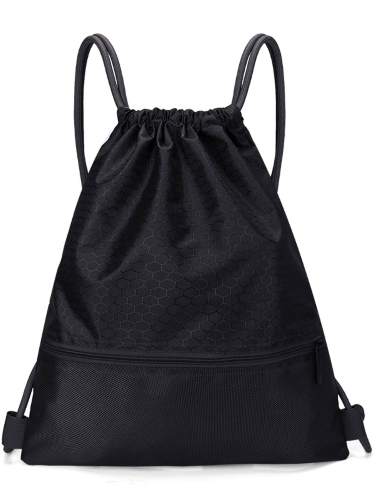 Custom print LOGO drawing rope beam bipylum training class Backpack basketball training bag football storage running shoe bag