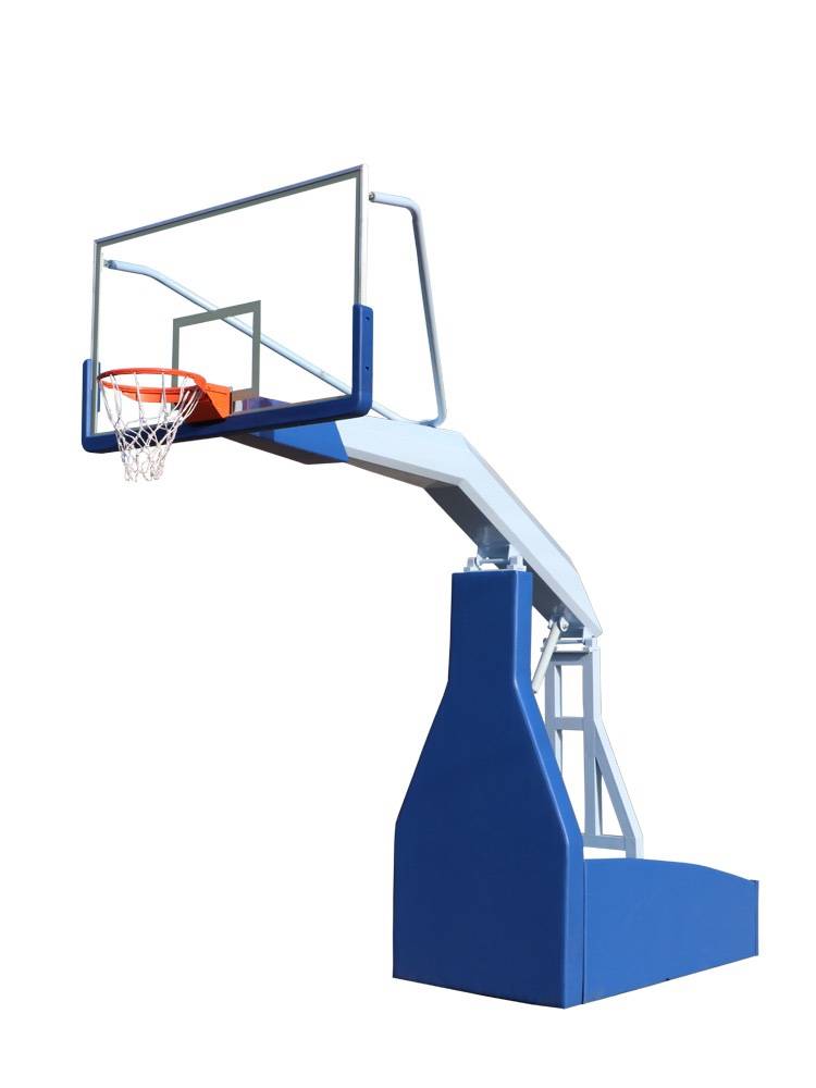 Professional indoor competition electric hydraulic basketball frame manual imitation hydraulic basketball supports folding rising bangers