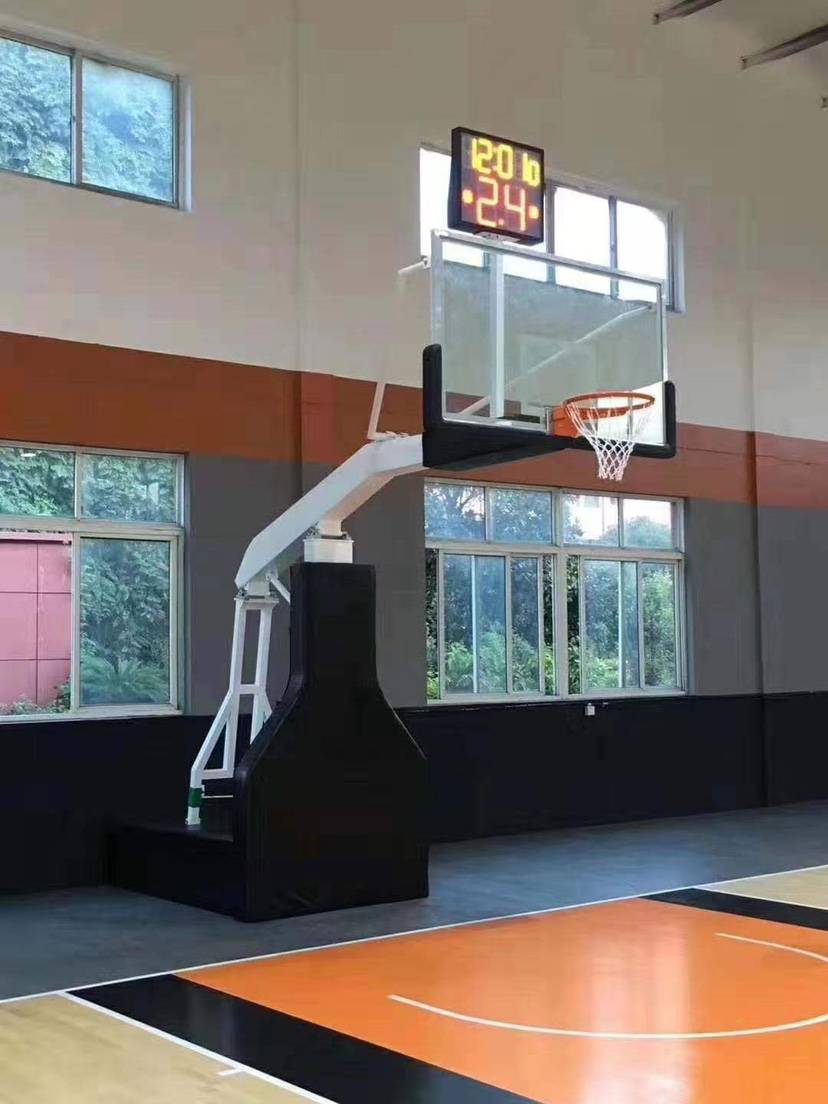 Asian Games electric hydraulic basketball rack