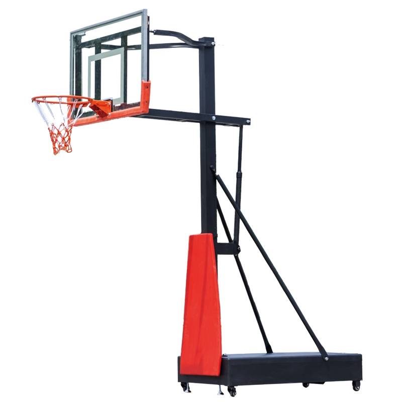 Standard professional basketball rack can move outdoor children adults indoor and outdoor youth American hydraulic lifting rack