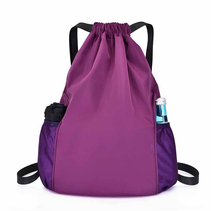 Basketball training bag large -capacity Student sports fitness bag basketball bag football bag shoes storage bag beam mouth