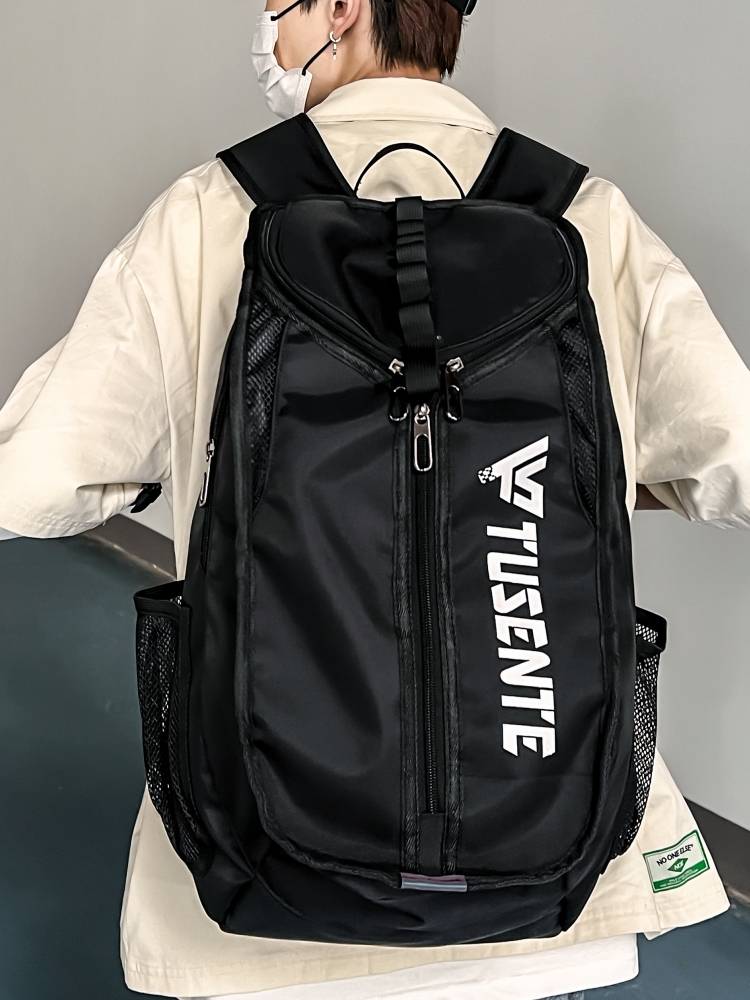 Backpack men's large -capacity sports basketball charter energy wind high school college student computer backpack junior high school student schoolbag