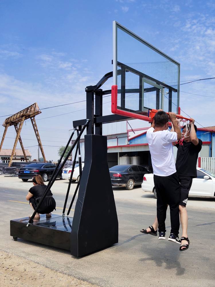 Children's mobilization iron base can be lifted and surrendered basketball outdoor standard adult professional indoor buckle rebound