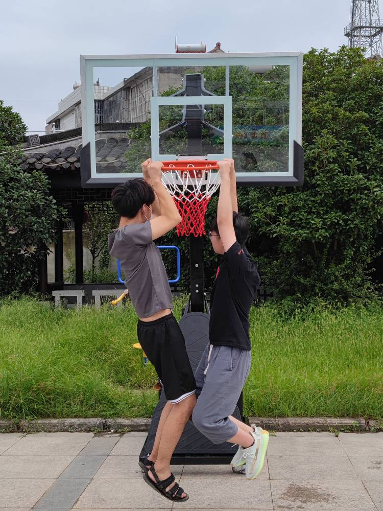 Children's mobilization iron base can be lifted and surrendered basketball outdoor standard adult professional indoor buckle rebound