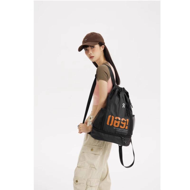 Geneine on Sports Pump Basket Basket Basket Basket Based Pocket Bid Pocket Backpack Male Studen School Bag