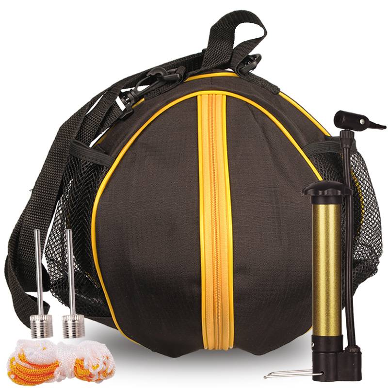 Black and yellow + air pump + air needle + web pocket