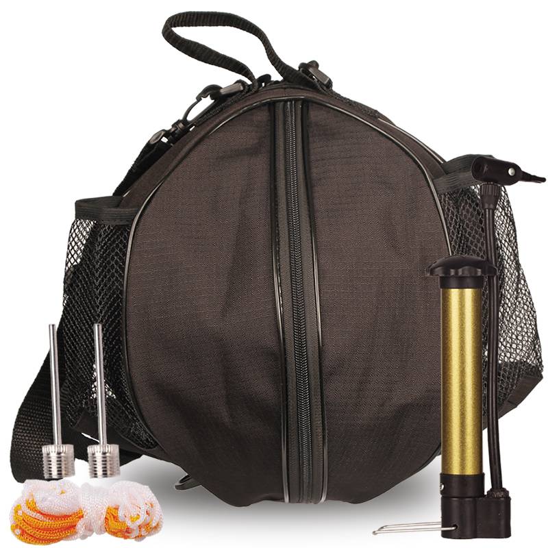 Black + air pump + air needle + web pocket