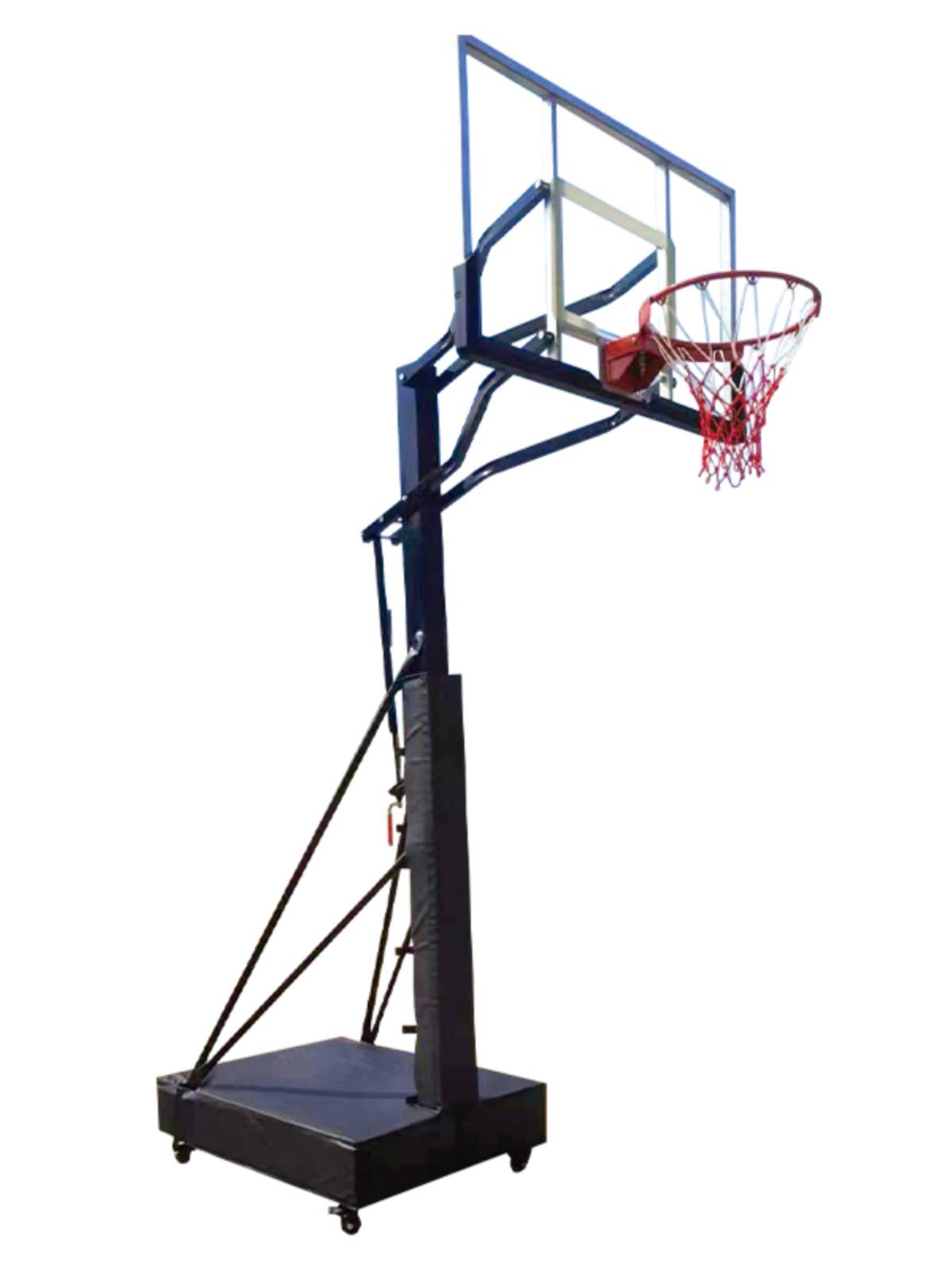 Basketball rack mobile outdoor adult professional shooting box indoor home standard standard hanging children's lifting basketball box
