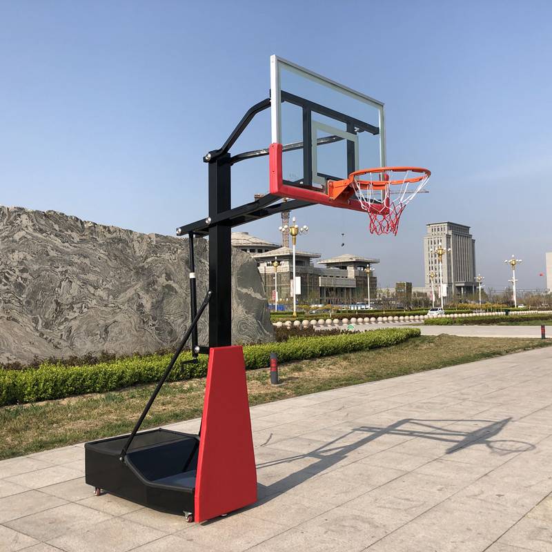 Yong Test mobile lifting basketball rack adult home use indoor children's basketball frame outdoor youth outdoor basketball rack