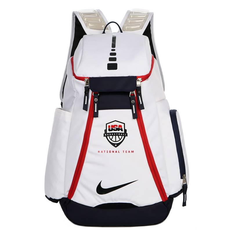 Nike Nike Plapium Senior High School Student School Bag Men's Women's Basketball Pack Travel Sports USA Cushion Backpack