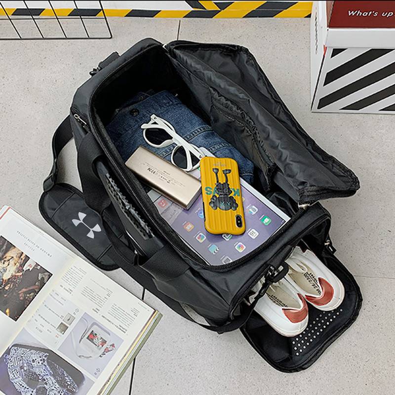 Fitness bag men and women dry wet and wet, separated messenger shoulder bag waterproof shoe, basketball training package sports swimming travel bag