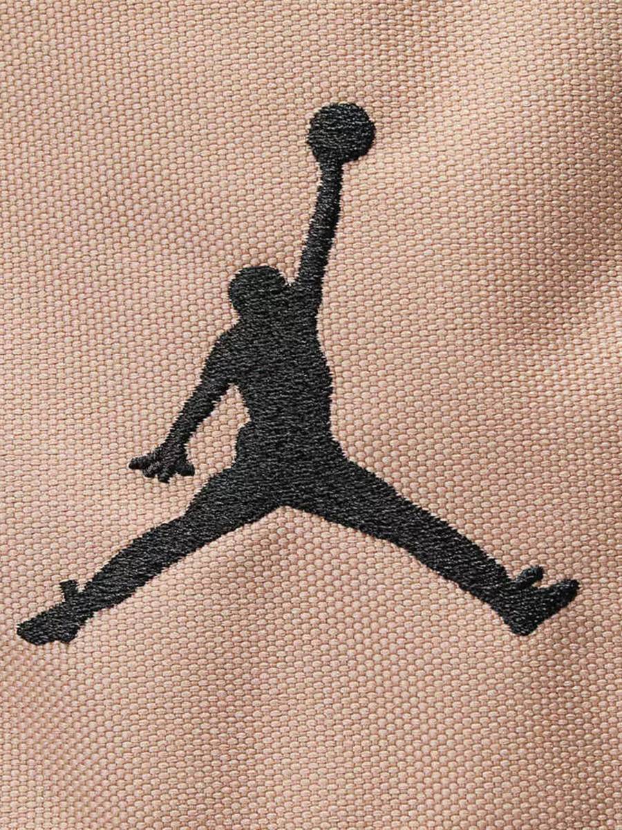 NBA official JORDAN backpack alliance basketball bag adult capacity polyester backpack in brown/black